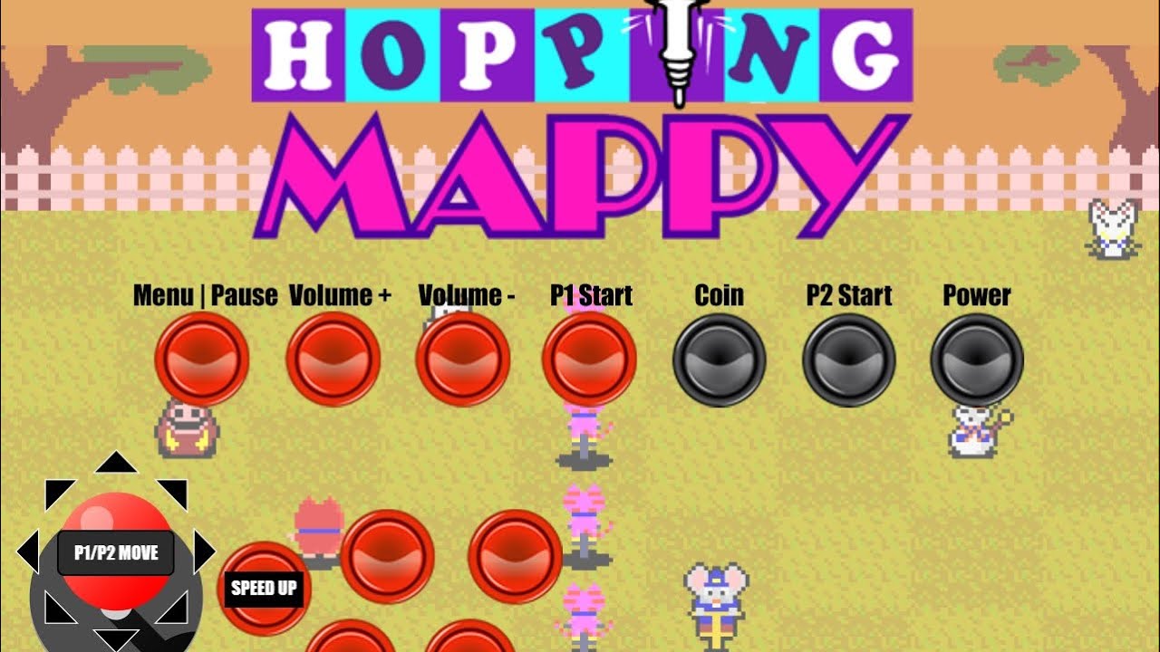 Hopping Mappy (1986) by Namco - Sequel to Mappy - YouTube