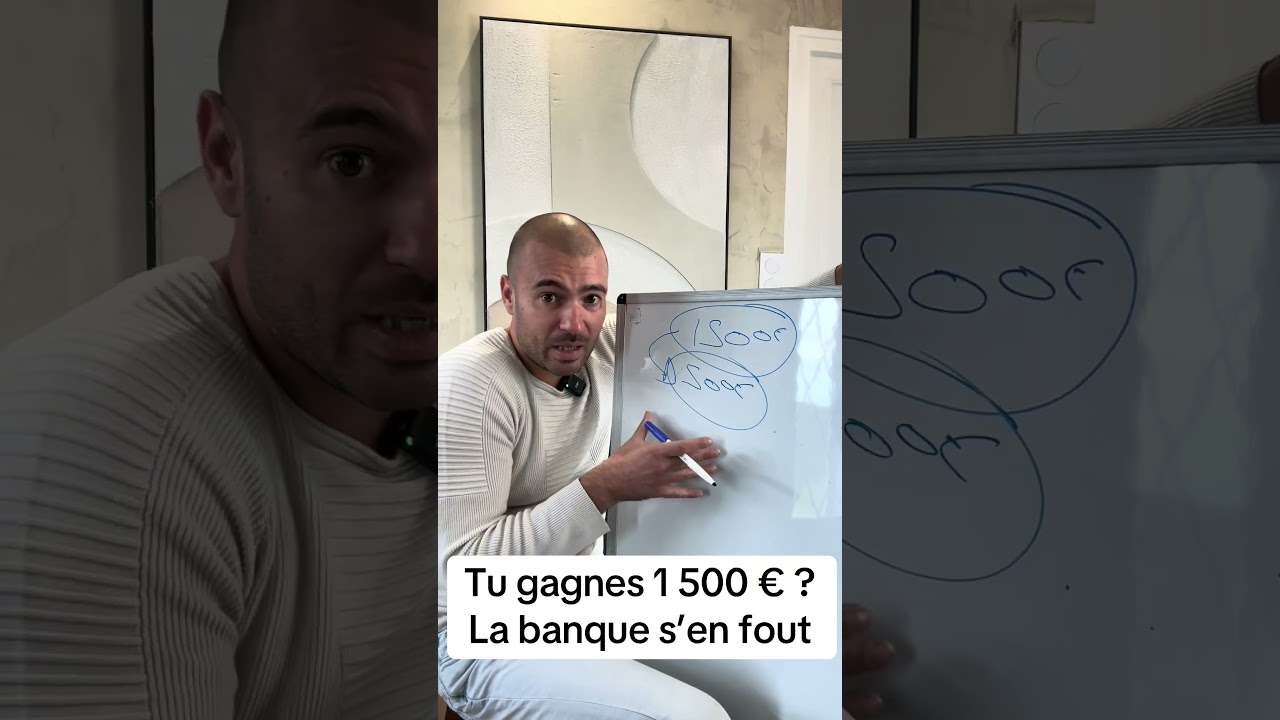 Les gens pensent que si tu gagnes 1 500€, t’es bloqué à 500 € d’endettement.En réalité… 