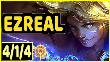 EZREAL VS ASHE - 4/1/4 KDA ADC GAMEPLAY DIAMOND IV