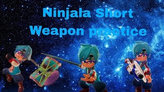 Ninjala Short Battle Royal Weapon training