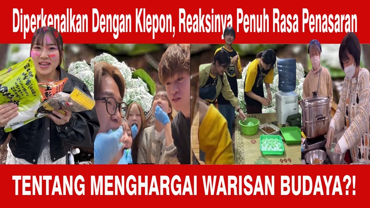 Orang Jepang Cosplay Jadi Warga Indo Bikin Klepon?!
