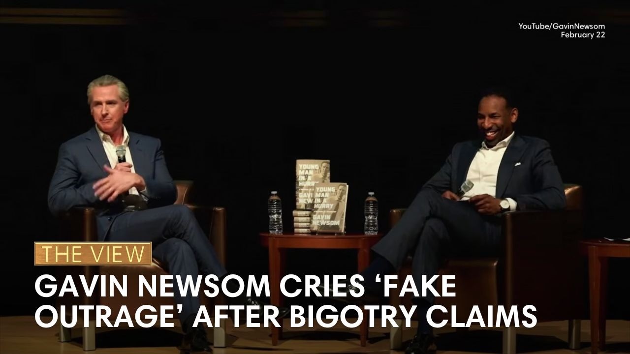 Gavin Newsom Cries ‘Fake Outrage’ After Bigotry Claims | The View