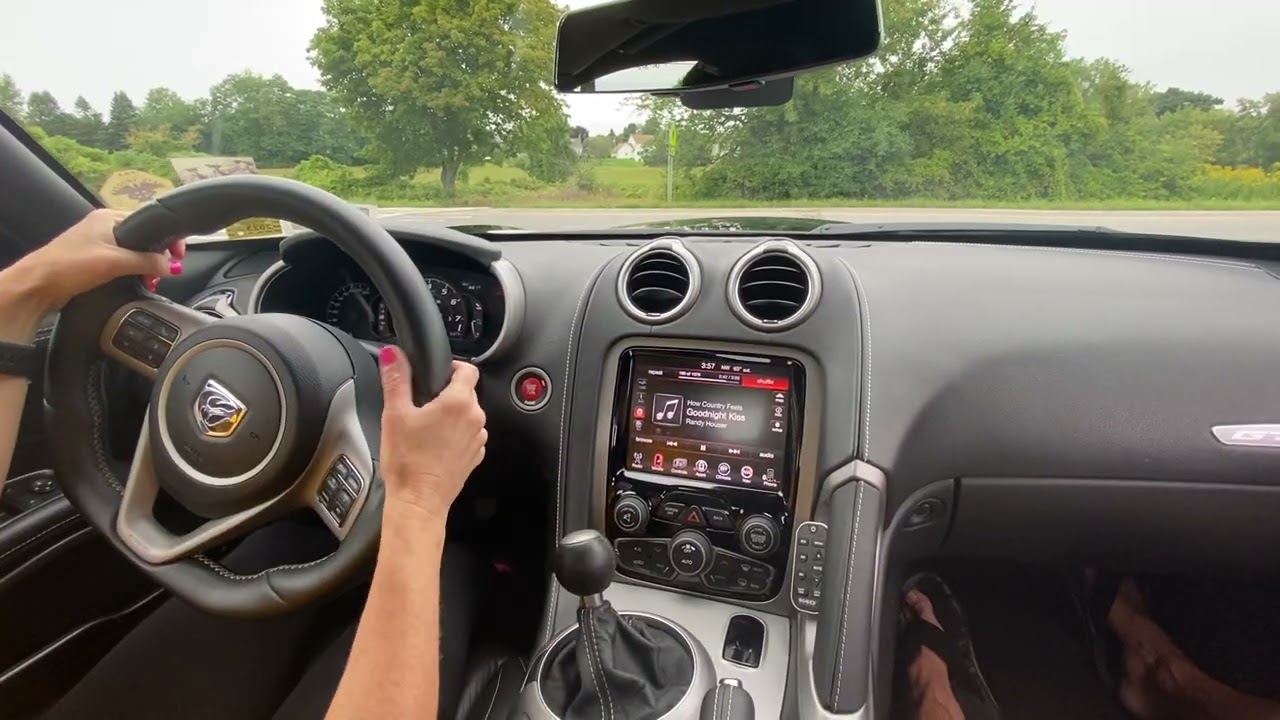 Driving and Shifting a 2013 SRT Dodge Viper GTS
