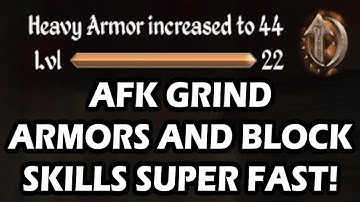Oblivion Remastered AFK Leveling Armors And Block To 100 FAST!