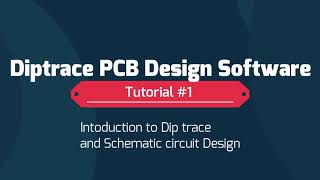 Dip trace #1 Tutorial #Hindi || PCB Design software Tutorial ||  schematic design in Diptrace