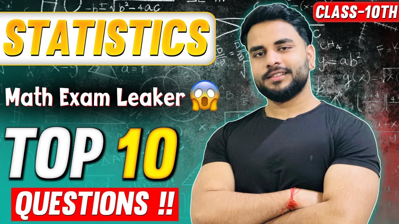 📊 Statistics 🔥 Class 10 Maths | Chapter 13 Most Important Questions ...
