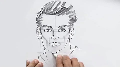 Tutorial: Cmo dibujar la cara de un HOMBRE
