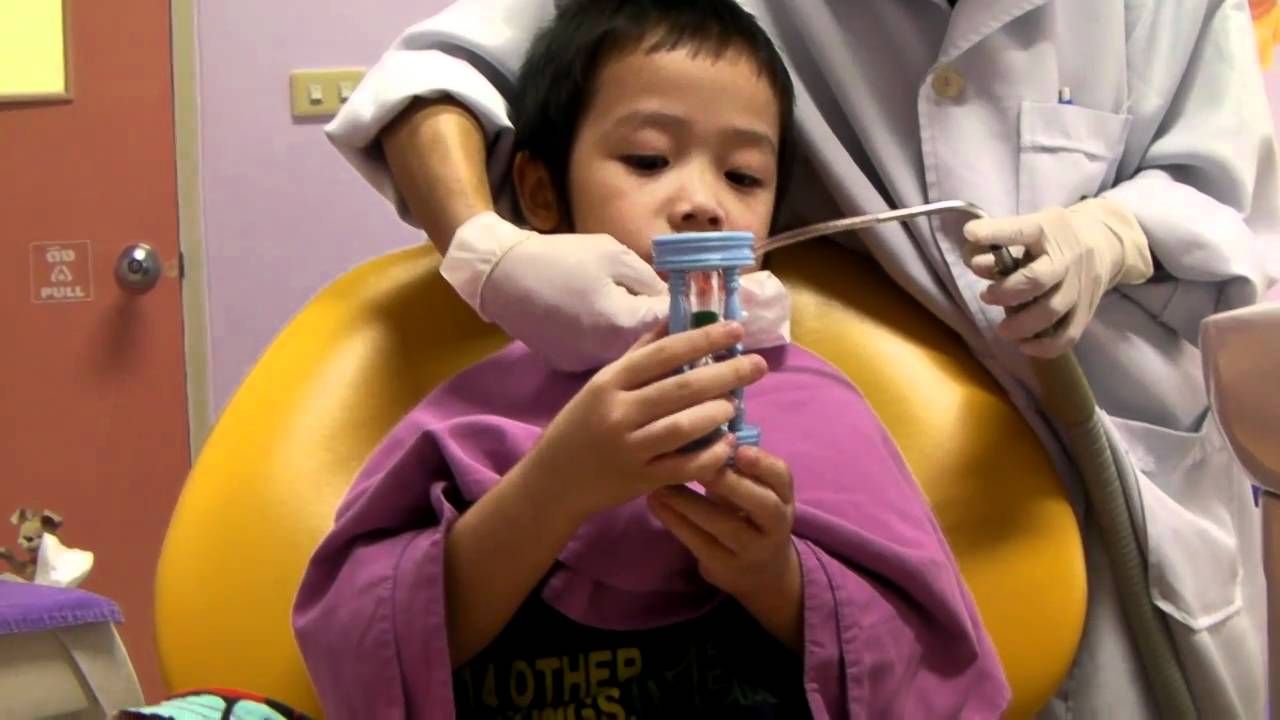 เหวินเหวิน ตรวจสุขภาพฟัน