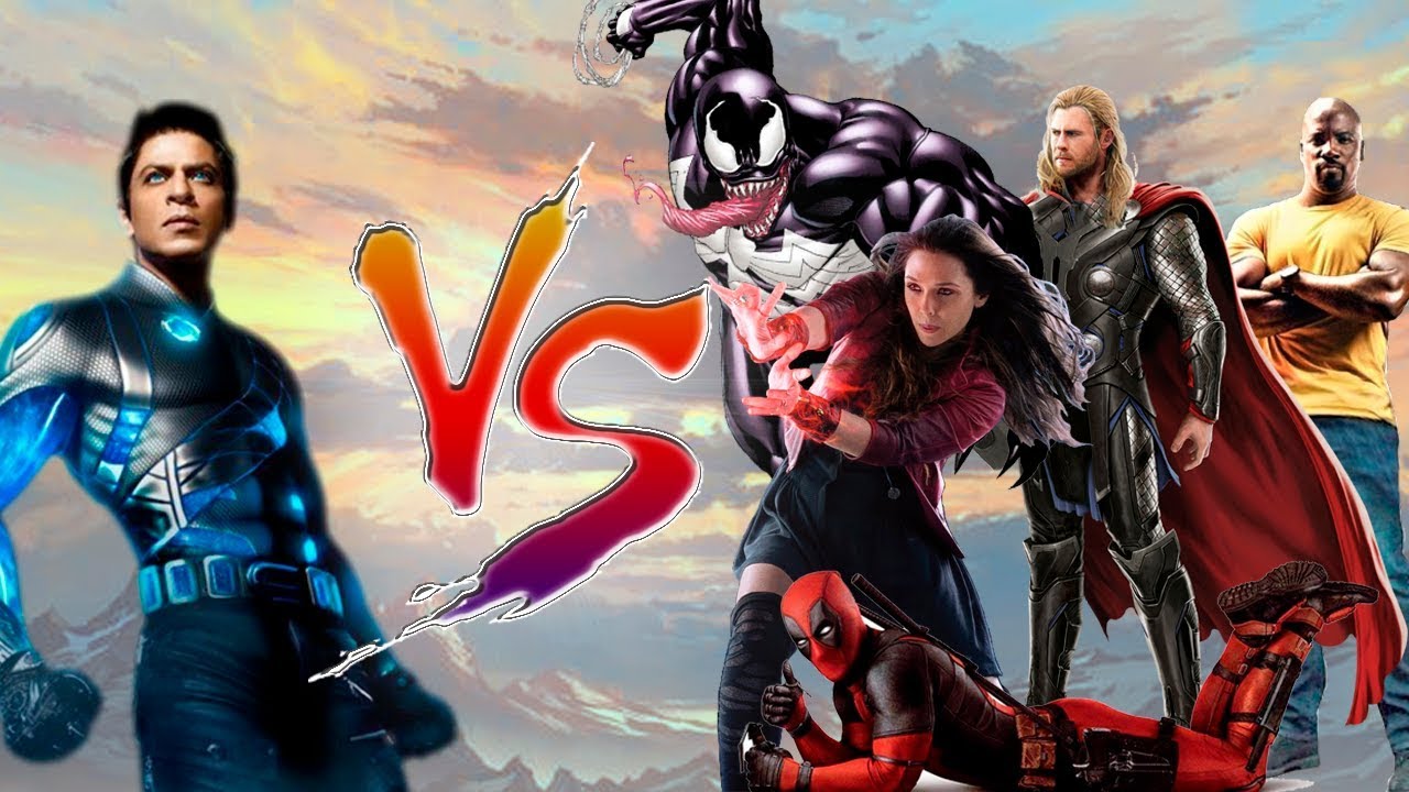 Marvel Vs Ra One - Crazy Marvel Royal Rumble - Epic Supercut Battle!