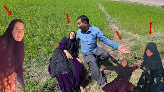 The sad story: When Narges faints and Saber is scared.
