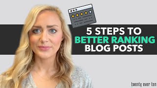 5 PROVEN WAYS To Get Your Blog Posts to Rank Higher | SEO for Financial Advisors | Content Marketing