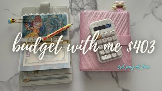 Budget With Me $403: Zero Based Budget ✨