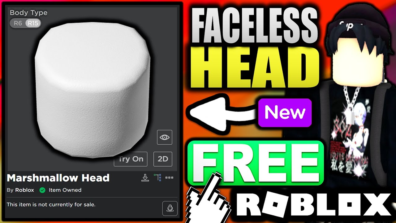 How to do faceless on roblox