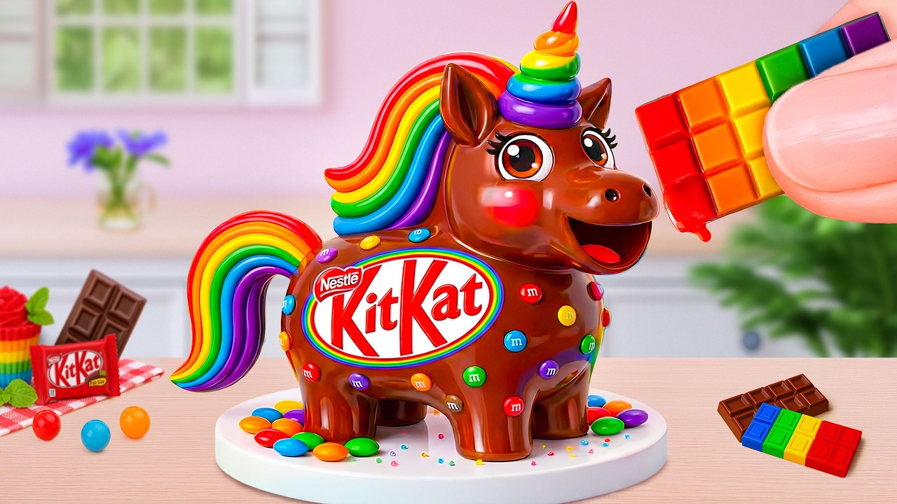 🌈How To Make Tasty Mini Rainbow Unicorn Cake Decorating🍫Best Miniature Chocolate Cake Decorating