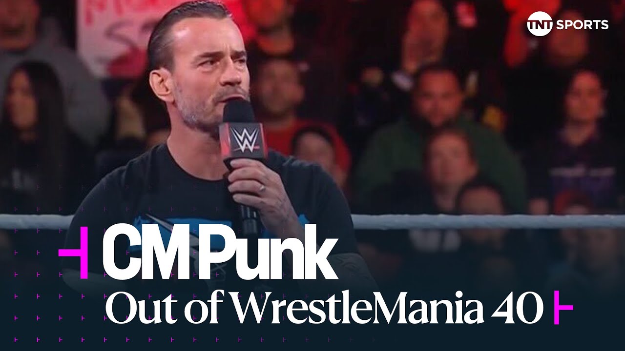 CM Punk is OUT of WrestleMania XL! 💔 WWE RAW, January 29 2024