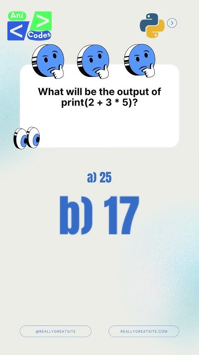 Q1 | Python Code Output Challenge: Can You Predict the Output? | Python ...