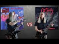 Spiritual Healing VS Cause Of Death (1990 Death Metal Albums Guitar Riffs Battle)