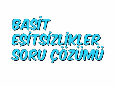 BASİT EŞİTSİZLİKLER SORU ÇÖZÜMÜ | YGS KAMPI '16 Matematik #17