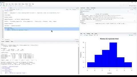 Ajustando uma Regressão Linear no R  ( Diagnóstico de Resíduos - parte 2 de 3)