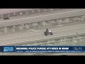 Breaking atv chase  miami police pursue atv rider in south florida  heyjb live