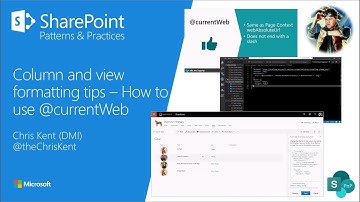 Community Demo - How to use @currentWeb with column and view formatting?