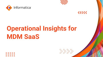 Operational Insights for MDM SaaS