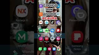Código PIN en DIDI - ACAURA  #didi #uber #ganancias #acaura