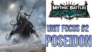 Mythic Battles Pantheon Unit Focus #2. Poseidon