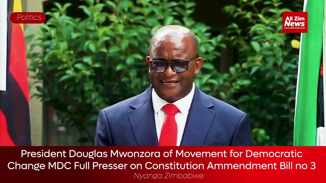 ONE MAN ONE VOTE, reason we went to WAR| Mwonzora Presser on Constitution Ammendment Bill No3 Nyanga