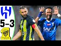 Al hilal vs al ittihad 53  neymar vs benzema  highlights and all goals 2023