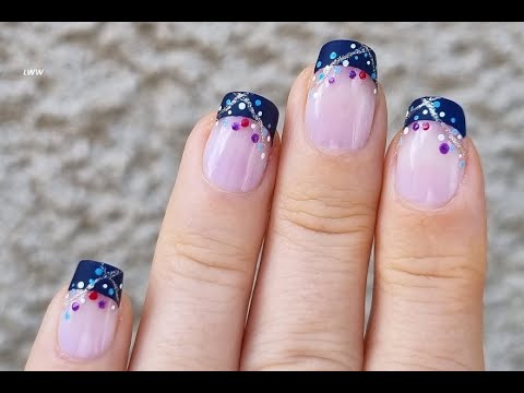 Mani Monday: Hot Pink and Navy Blue Chevron Nail Tutorial - Lulus.com  Fashion Blog