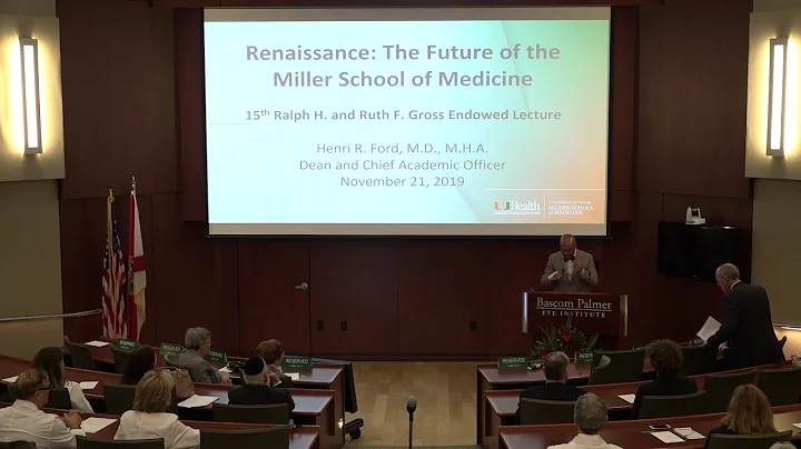 15th Biennial Ralph H. and Ruth F. Gross Lecture, ...