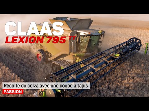 Combine Harvester CLAAS Lexion 795 Terra Trac / Coupe à tapis Maxflo 1050