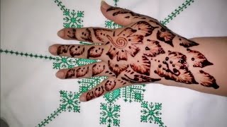 25.Somple henna arabic نقش الخطفة اسهل ما يكون للمبتدآت