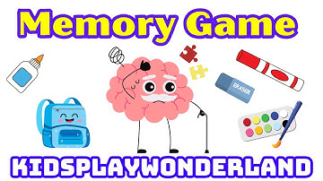 Memory Game! | Can You Guess What is Missing? | Kidsplaywonderland