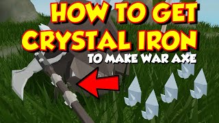 How to get crystallized iron in roblox skyblock (how defeat buffalkor)