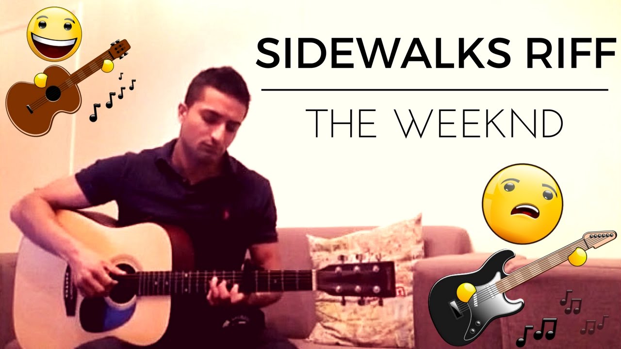 Stageside Riff Sidewalks Riff: The Weeknd Guitar fingerstyle cover WITH FREE TABS ...