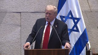 Trump hails new Middle East era in Israel parliament speech