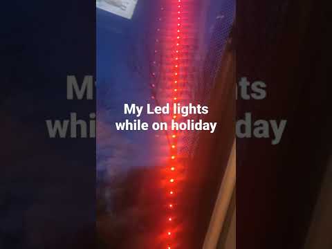 my LED lights while on holiday