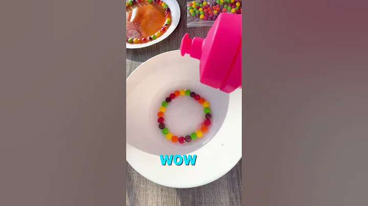 Mind Blowing Rainbow Skittles Science Experiment! Science is Magic