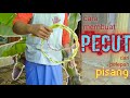 Cara membuat pecut dari pelepah pisang