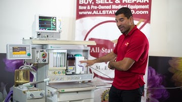 GE Aestiva 5 Anesthesia Machine - Patient ready