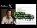 CubePart: Part-Controllable 3D Mesh Generator