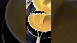 How to Make Better Scrambled Eggs — Most People Miss This #eggs #cookingtips #shorts