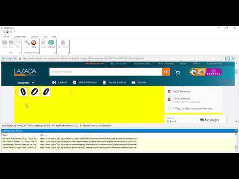 Full Sized Image Capture from Lazada website using Webharvy | How to