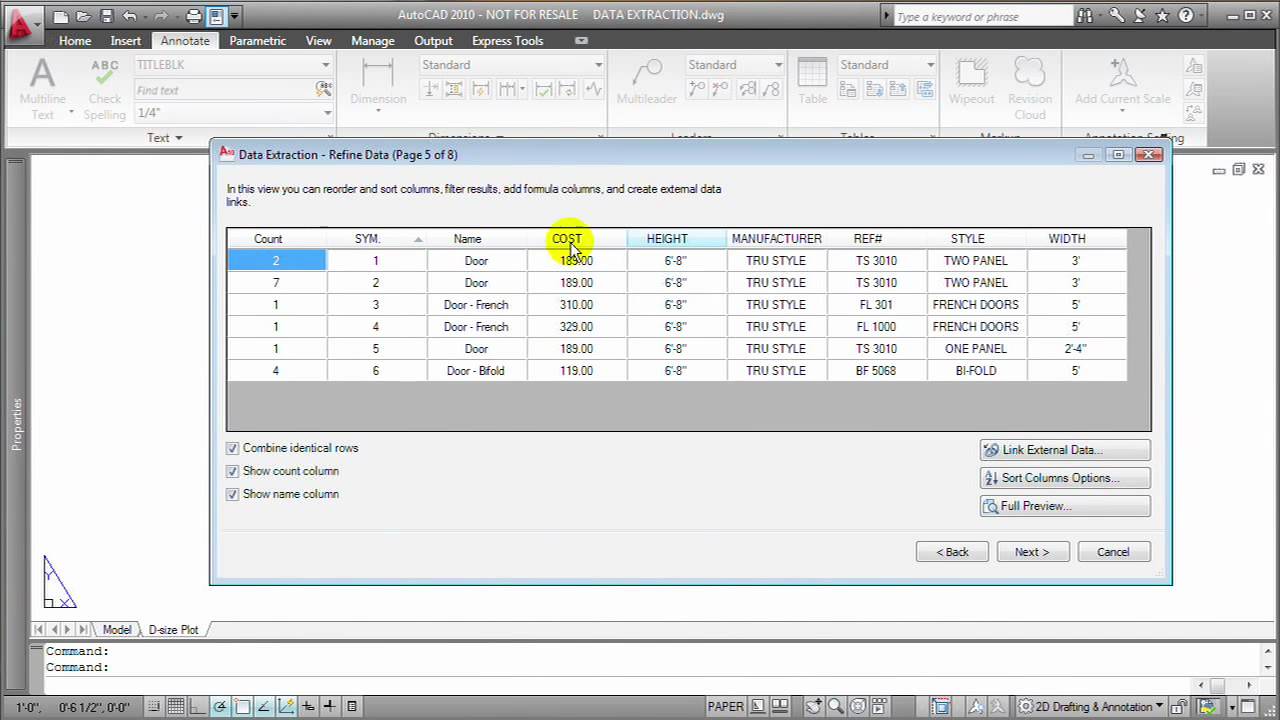 tool new album Using the Data Extraction Wizard