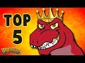 Top 5 dinosaur songs  best dinosaur cartoons for kids from dinostory by howdytoons