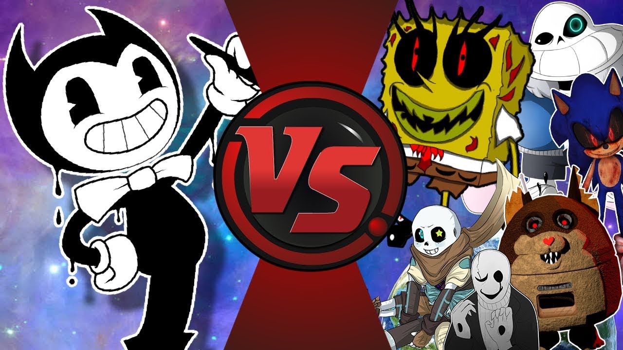 Bendy And The Ink Machine VS CreepyPasta Undertale Spongebob