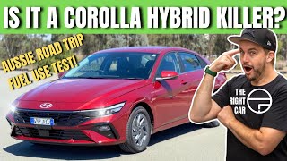 2024 Hyundai I30 Hybrid Sedan Fuel Consumption Test: Road Trip Review Travel Vlog | Elantra