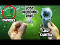 Searching Underwater For A Diamond Wedding Ring And YouTuber S 360 Camera SHOCKED Owners Searching Underwater For A Diamond Wedding Ring And YouTuber S 360 Camera SHOCKED Owners